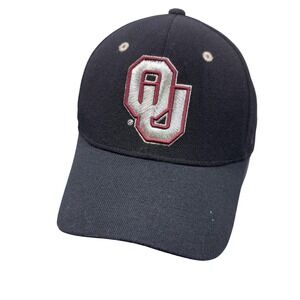 Oklahoma Sooners Hat Cap Fitted Mens 7 NCAA Football Script College